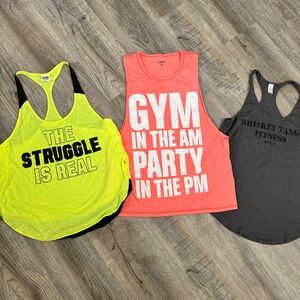 PINK, Juicy Couture Workout Tank Top Bundle size L